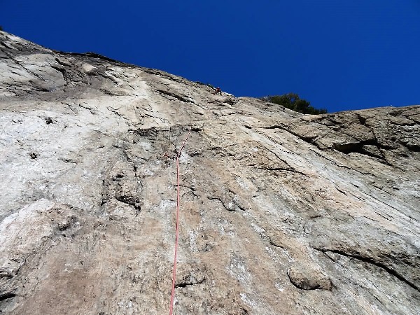 Escalade à Machaby, vallée d'Aoste