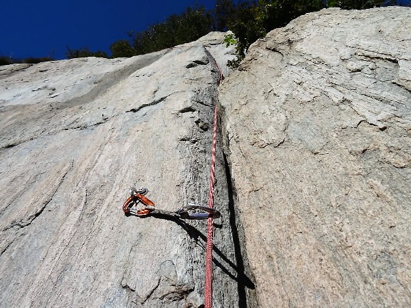 Escalade à Machaby, vallée d'Aoste